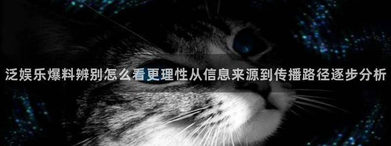 吃瓜热点资讯:泛娱乐爆料辨别怎么看更理性从信息来源到传播路径逐步分析